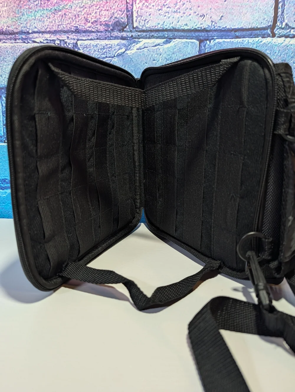 Official Nintendo 3DS Black Padded Carrying Case Travel Game Bag with Strap
